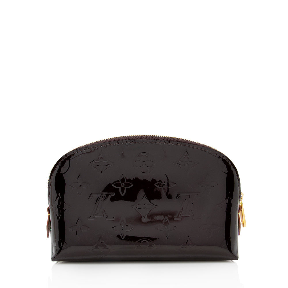 Louis Vuitton Monogram Vernis Cosmetic Pouch (SHF-18484)