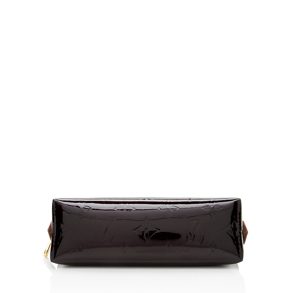 Louis Vuitton Monogram Vernis Cosmetic Pouch (SHF-18484)