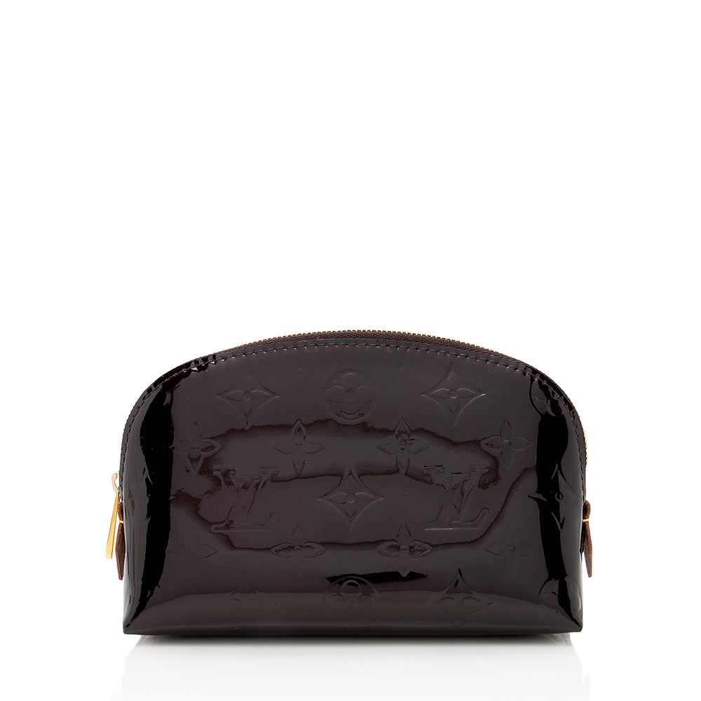 Louis Vuitton Monogram Vernis Cosmetic Pouch (SHF-18484)