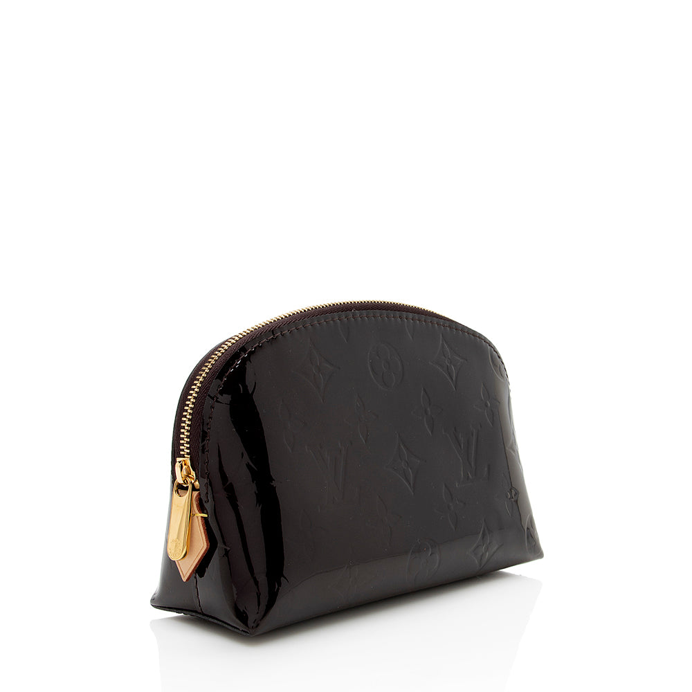 Louis Vuitton Monogram Vernis Cosmetic Pouch (SHF-18484)