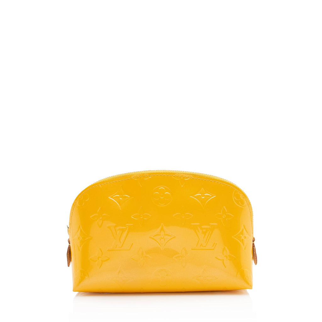 Louis Vuitton Monogram Vernis Cosmetic Pouch (SHF-22863)