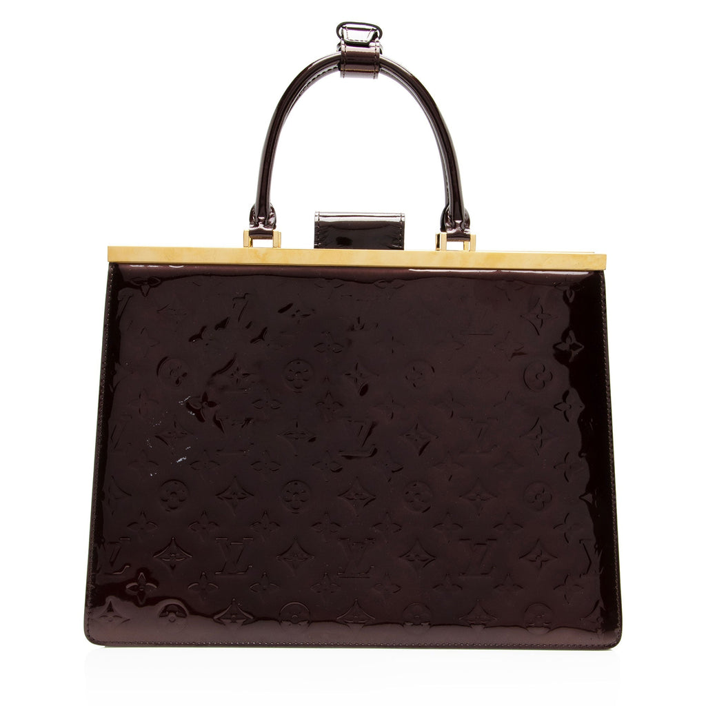 Louis Vuitton Monogram Vernis Deesse GM Satchel (SHF-3rLqRq)
