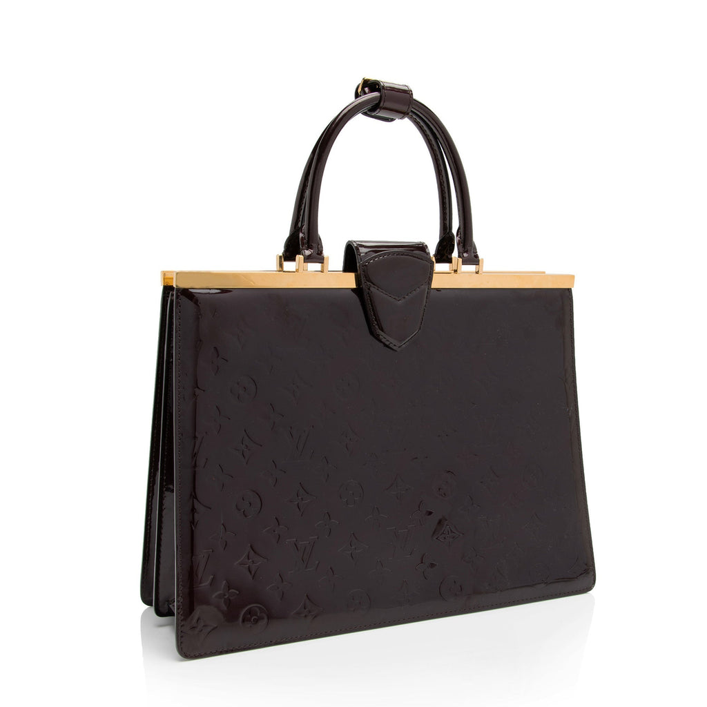 Louis Vuitton Monogram Vernis Deesse GM Satchel (SHF-3rLqRq)