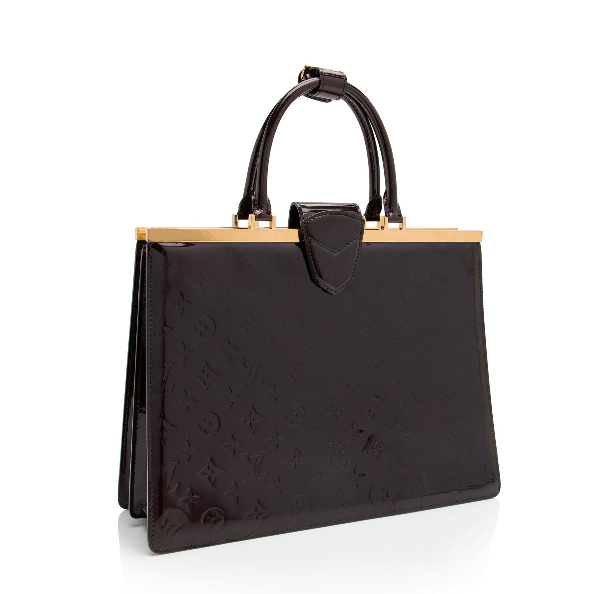 Louis Vuitton Monogram Vernis Deesse GM Satchel (SHF-3rLqRq)