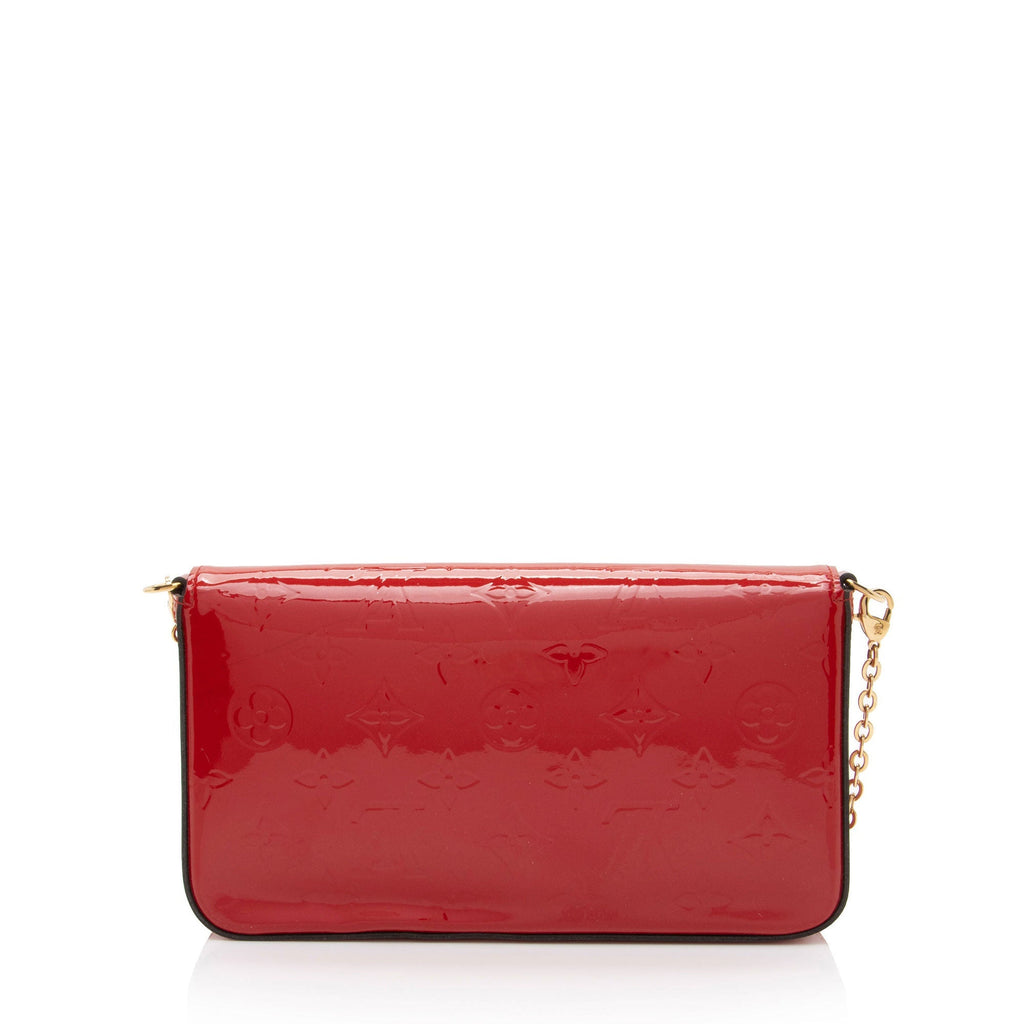 Louis Vuitton Monogram Vernis Felicie Pochette (SHF-GRZxjR)