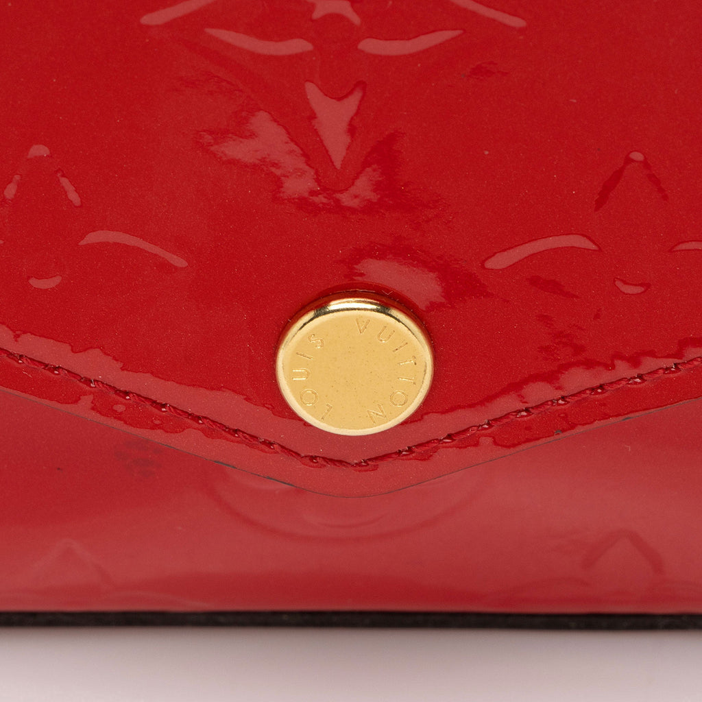Louis Vuitton Monogram Vernis Felicie Pochette (SHF-GRZxjR)