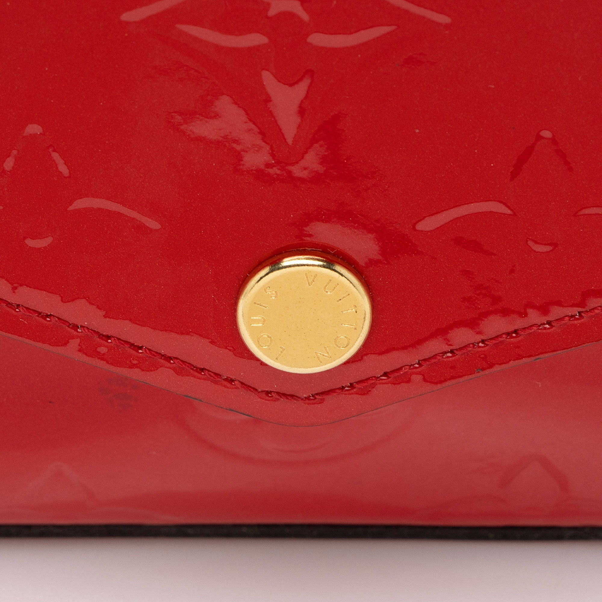 Louis Vuitton Monogram Vernis Felicie Pochette (SHF-GRZxjR)