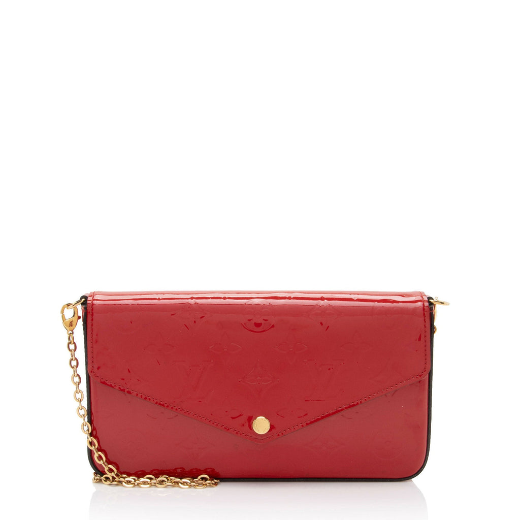 Louis Vuitton Monogram Vernis Felicie Pochette (SHF-GRZxjR)