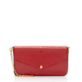 Louis Vuitton Monogram Vernis Felicie Pochette (SHF-GRZxjR)