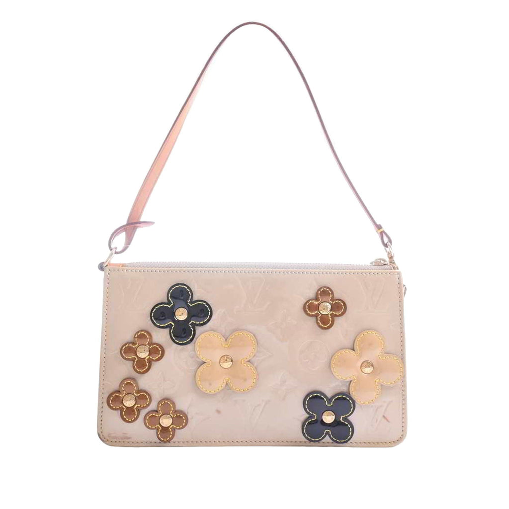 Louis Vuitton Monogram Vernis Fleurs Lexington Pochette (SHG-37531)