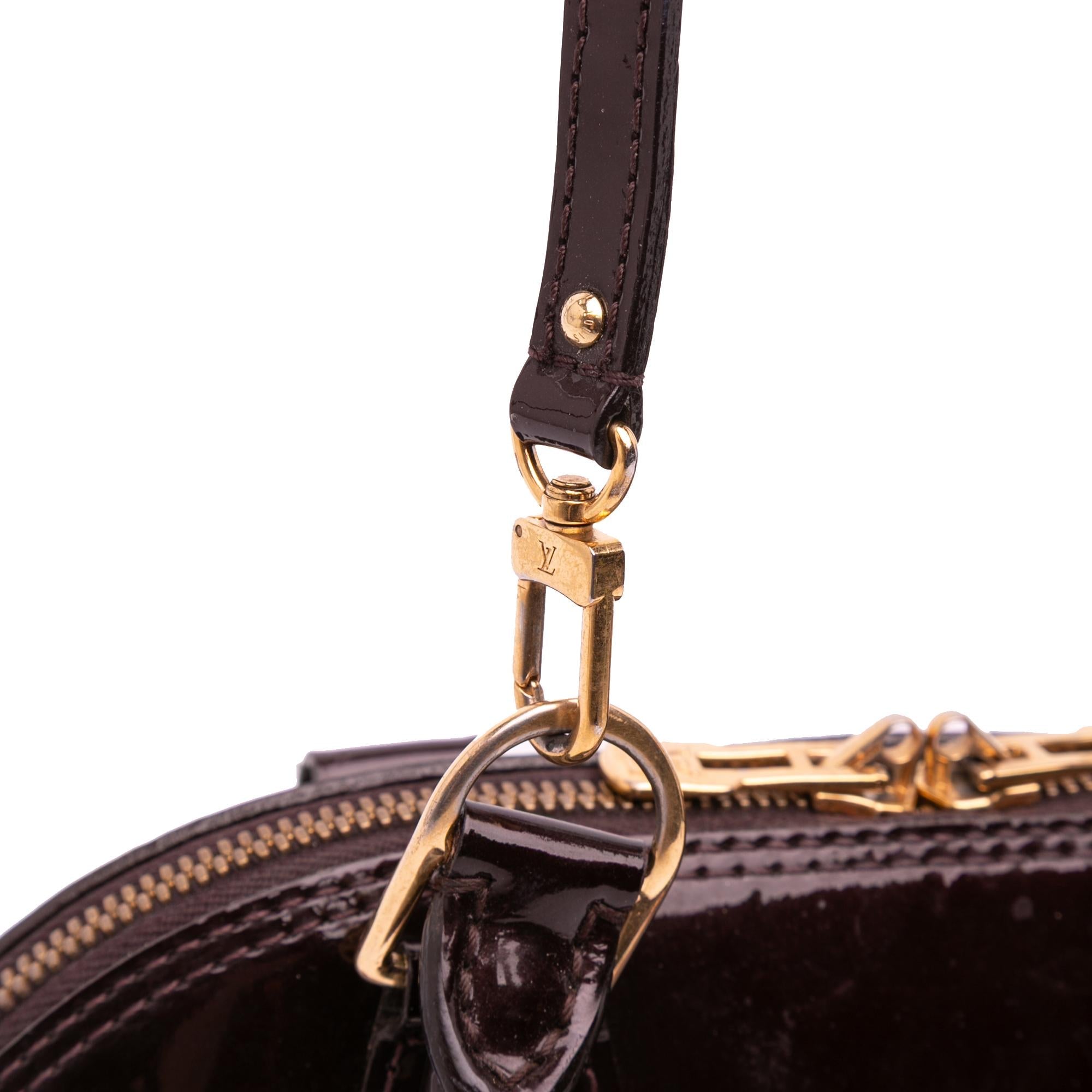 Louis Vuitton Monogram Vernis Flower Alma BB