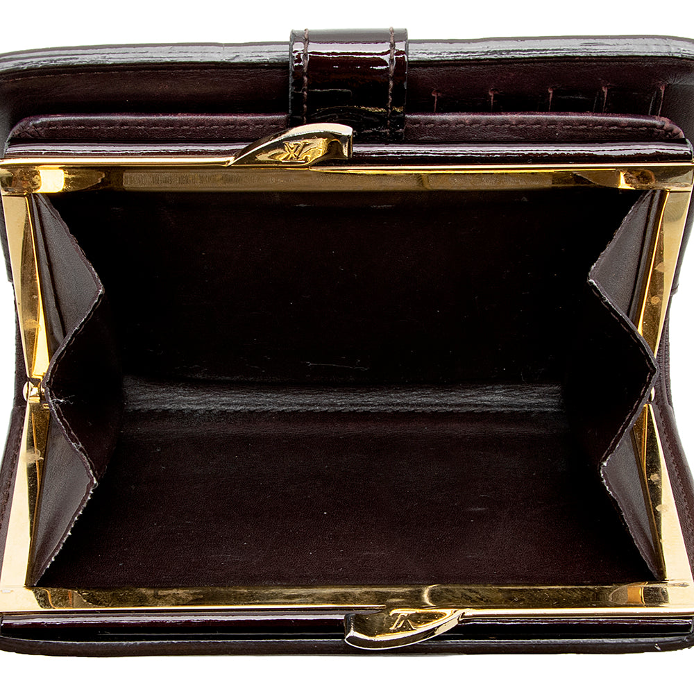 Louis Vuitton Monogram Vernis French Purse Wallet - FINAL SALE (SHF-15635)