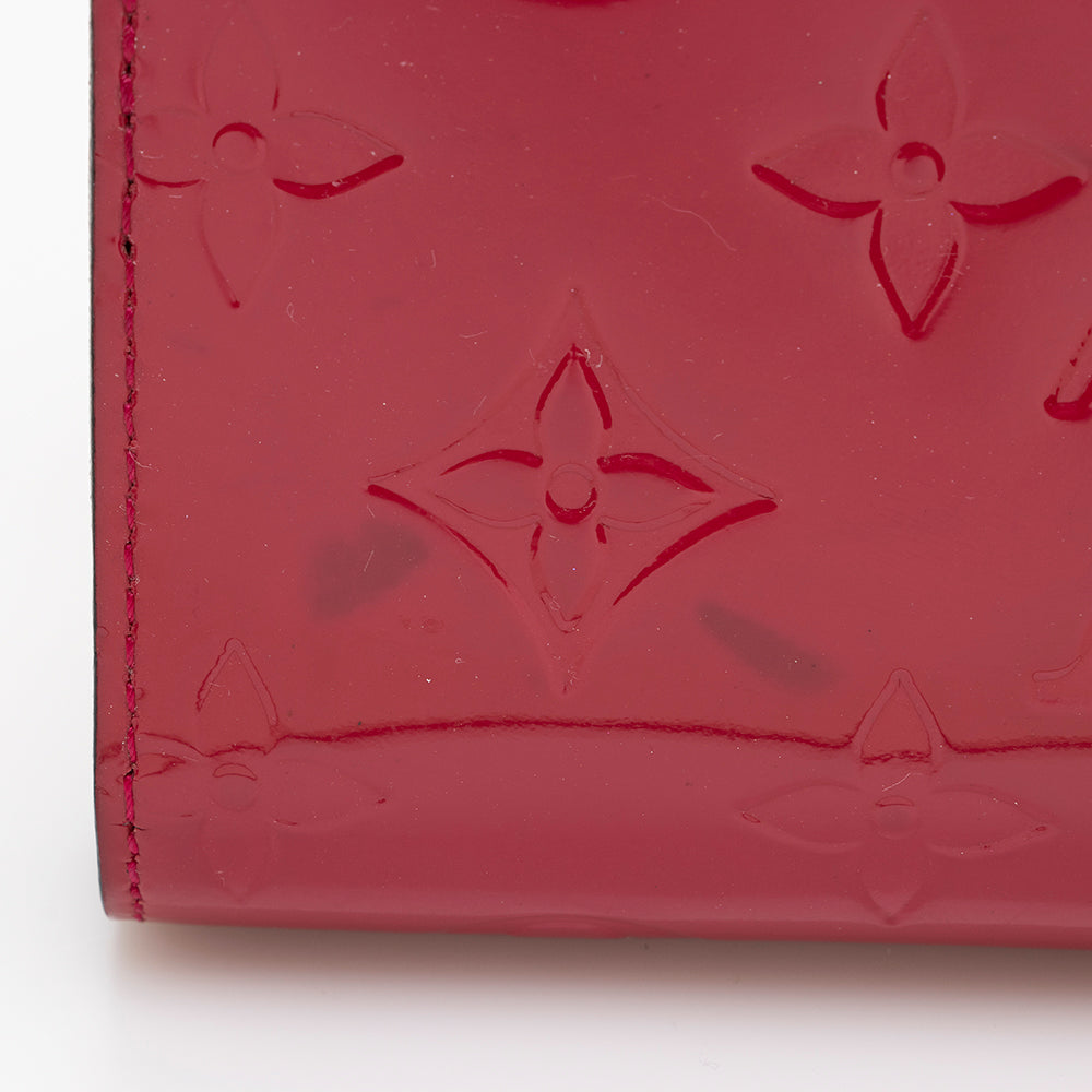 Louis Vuitton Monogram Vernis French Purse Wallet (SHF-16160)