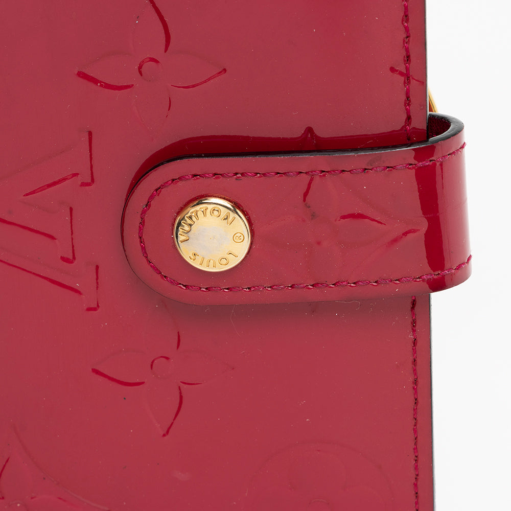 Louis Vuitton Monogram Vernis French Purse Wallet (SHF-16160)