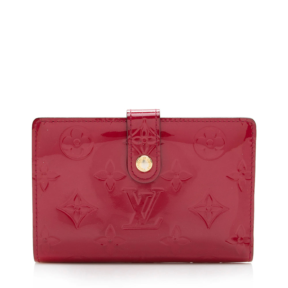 Louis Vuitton Monogram Vernis French Purse Wallet (SHF-16160)