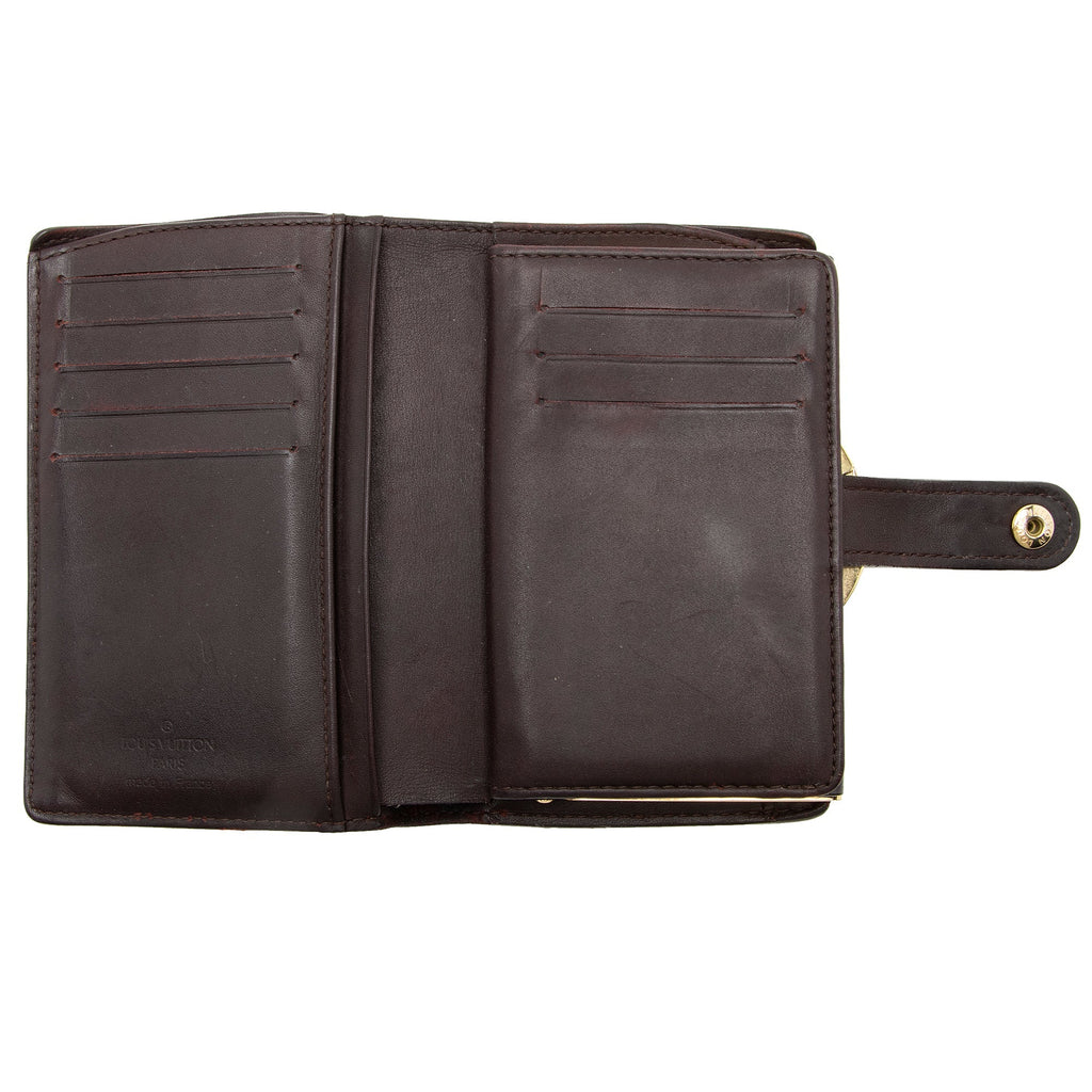 Louis Vuitton Monogram Vernis French Purse Wallet (SHF-22234)
