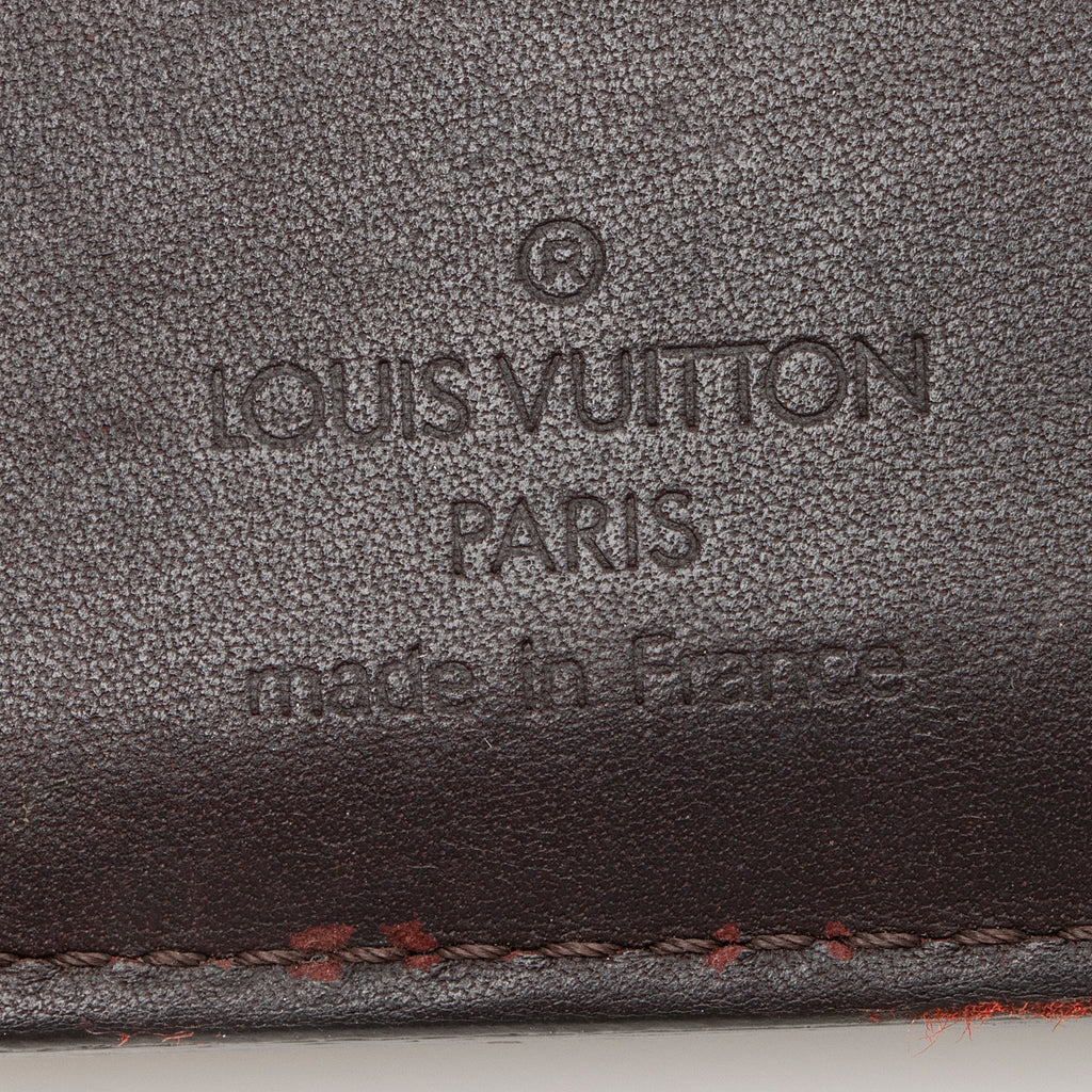 Louis Vuitton Monogram Vernis French Purse Wallet (SHF-22234)