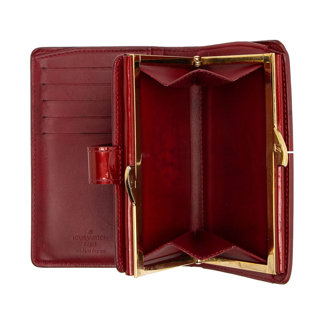 Louis Vuitton Monogram Vernis French Purse Wallet (SHF-BKDtlO)