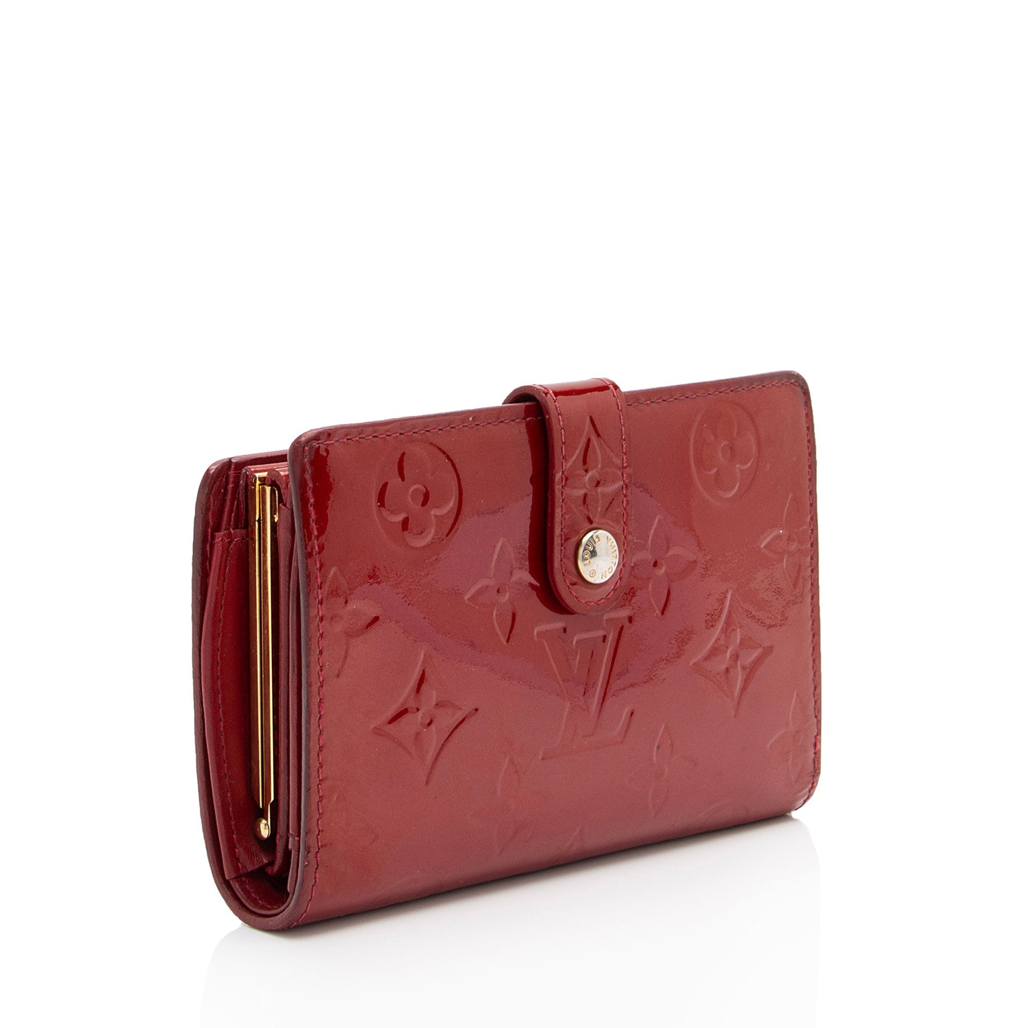 Louis Vuitton Monogram Vernis French Purse Wallet (SHF-BKDtlO)