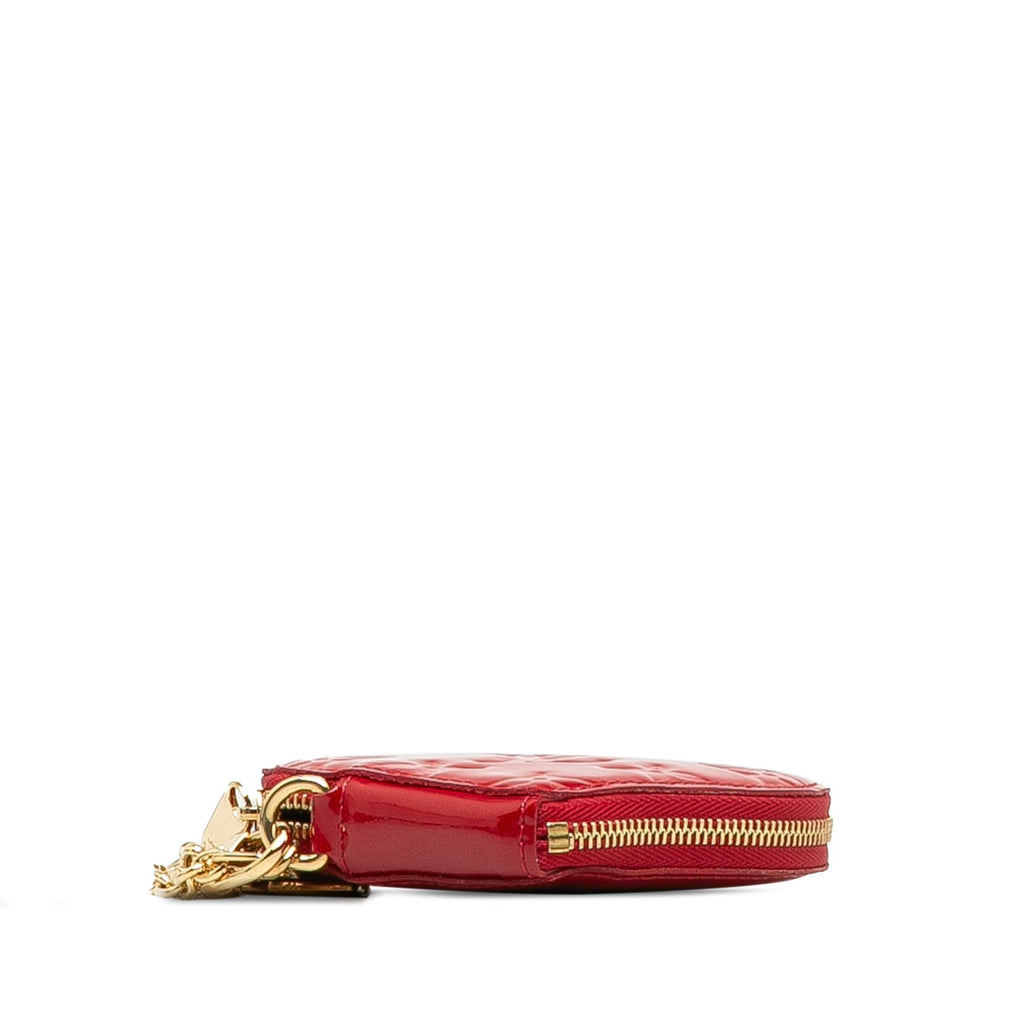 Louis Vuitton Monogram Vernis Heart Coin Purse (SHG-w8c3lR)