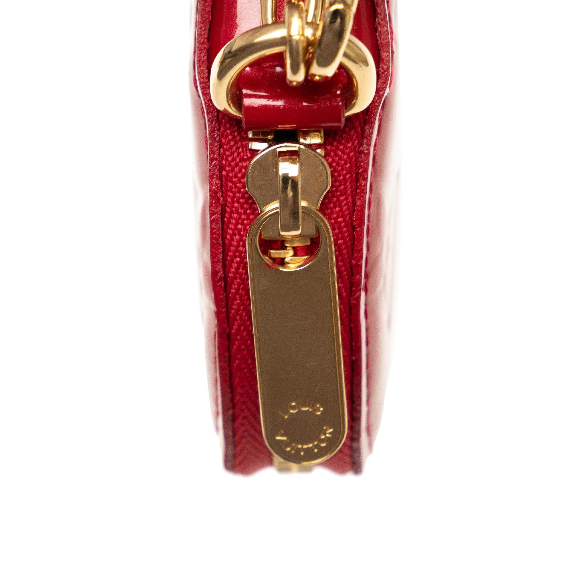 Louis Vuitton Monogram Vernis Heart Coin Purse (SHG-w8c3lR)