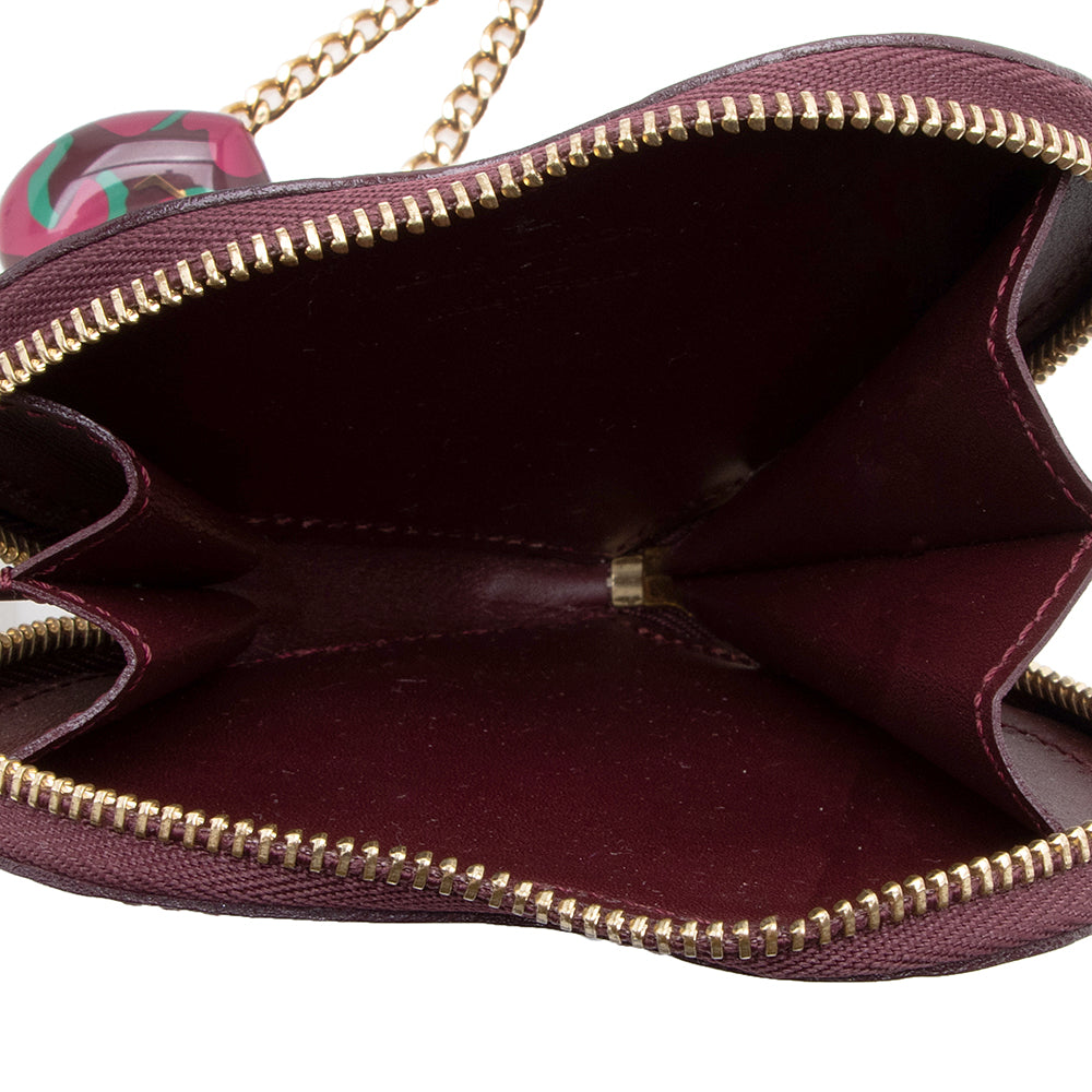 Louis Vuitton Monogram Vernis Heart Coin Wallet (SHF-16855)