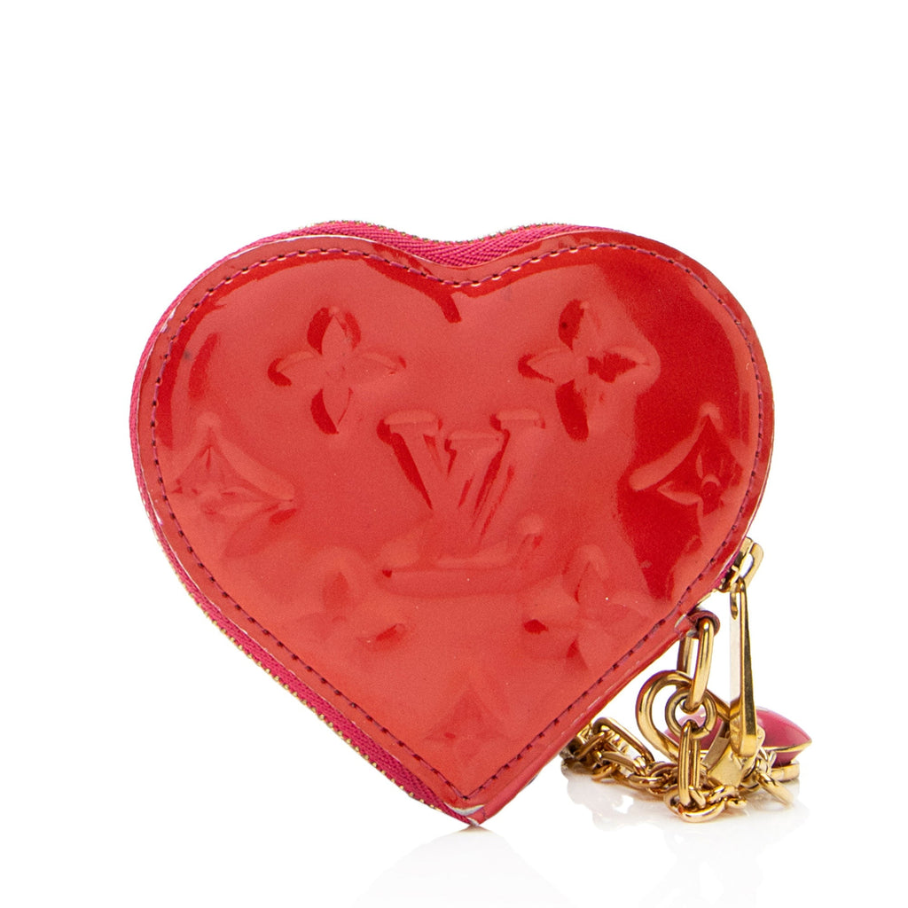 Louis Vuitton Monogram Vernis Heart Coin Wallet