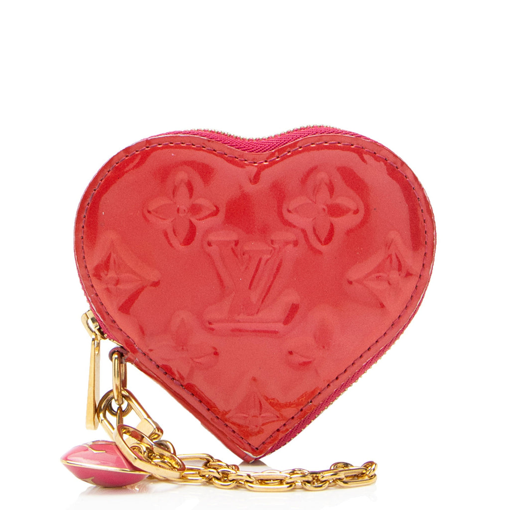 Louis Vuitton Monogram Vernis Heart Coin Wallet