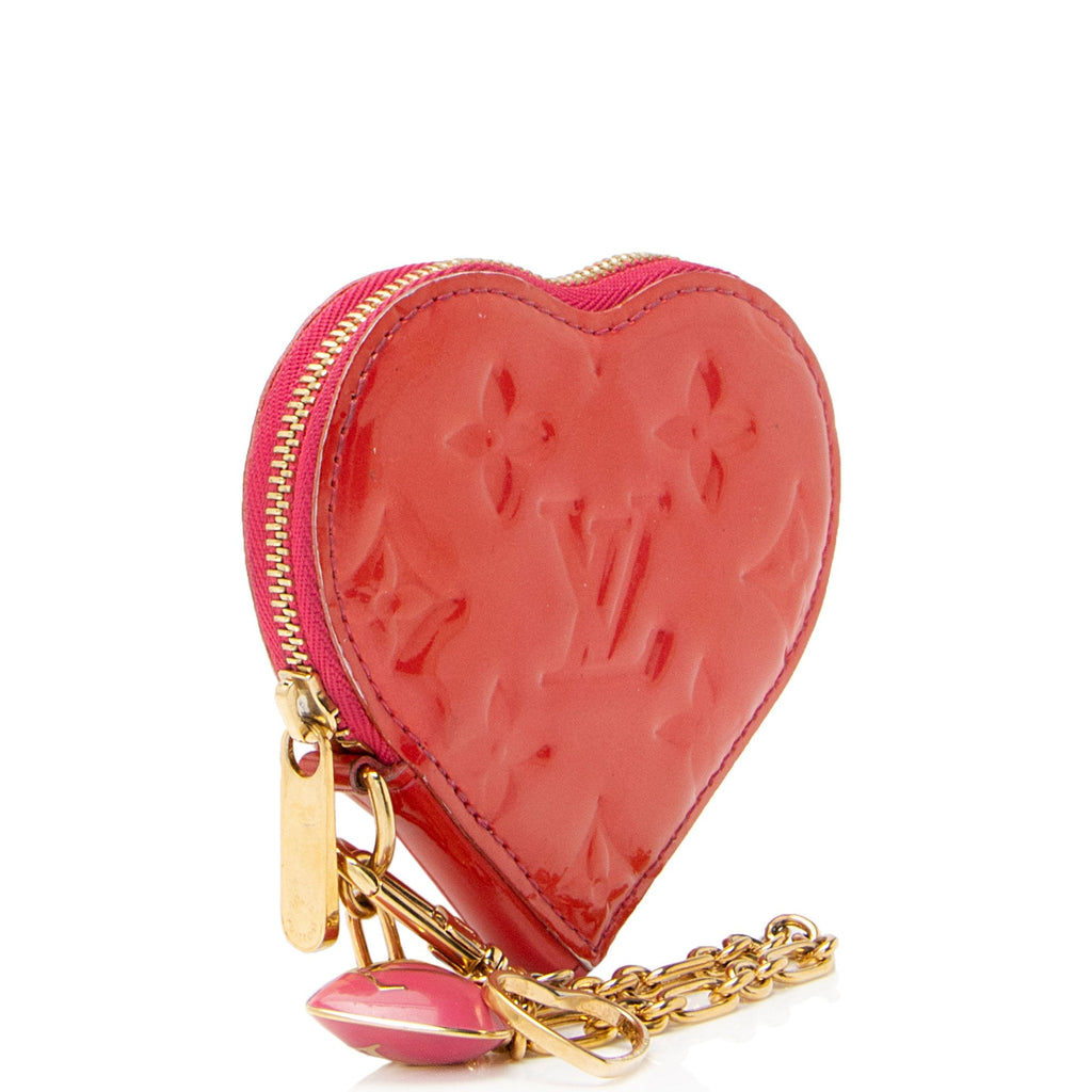 Louis Vuitton Monogram Vernis Heart Coin Wallet