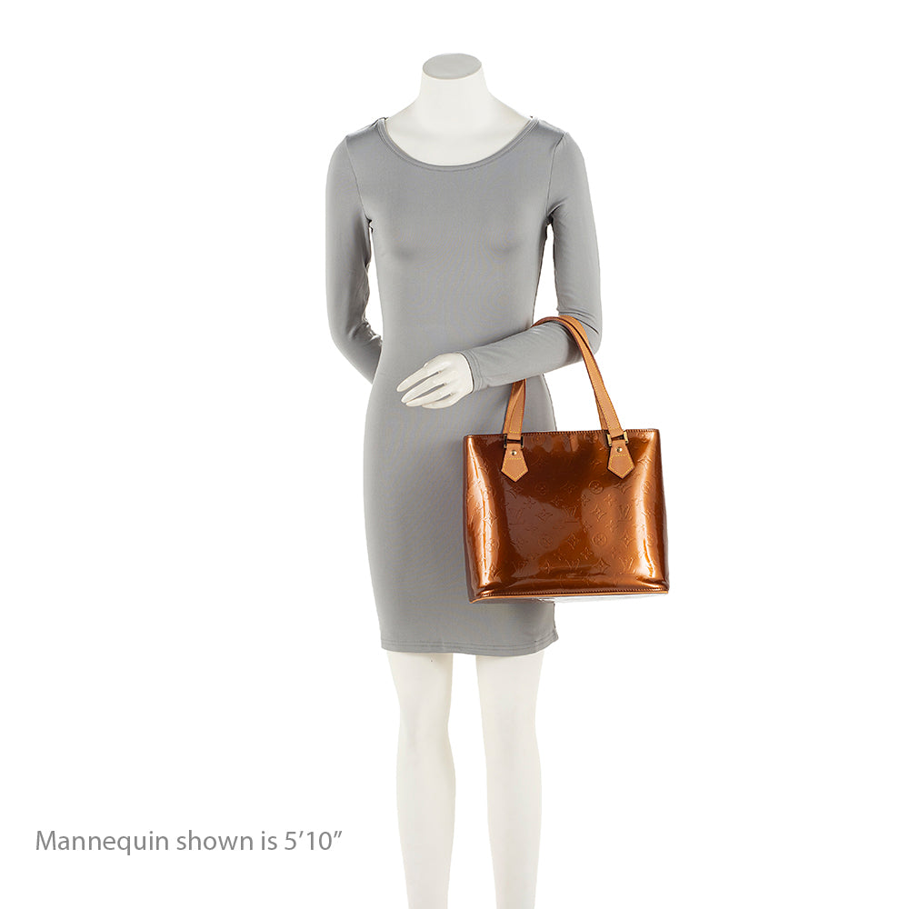 Louis Vuitton Vintage Monogram Vernis Houston Tote (SHF-20133)