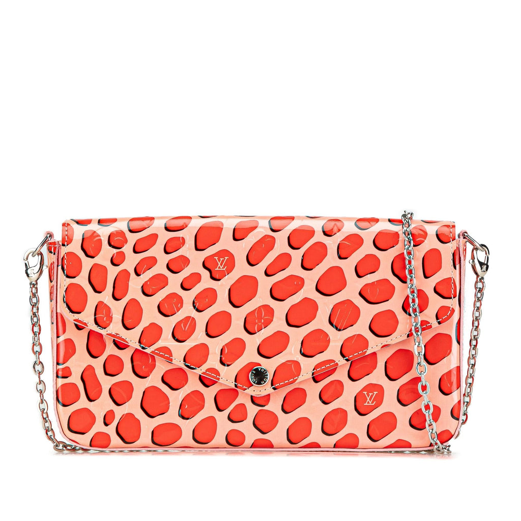 Louis Vuitton Monogram Vernis Jungle Dots Pochette Felicie
