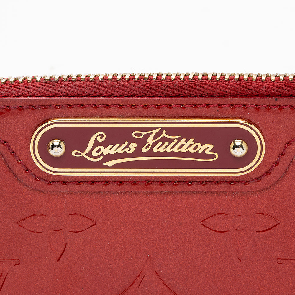 Louis Vuitton Monogram Vernis Key Pouch (SHF-17295)