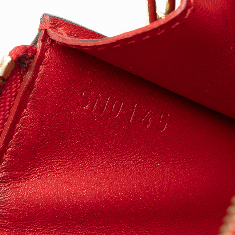 Louis Vuitton Monogram Vernis Key Pouch (SHF-19657)
