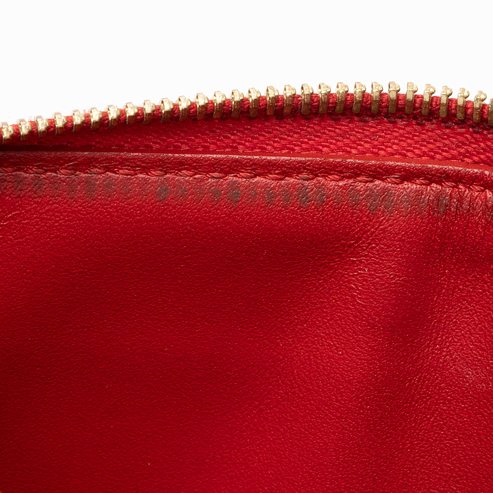 Louis Vuitton Monogram Vernis Key Pouch (SHF-19657)