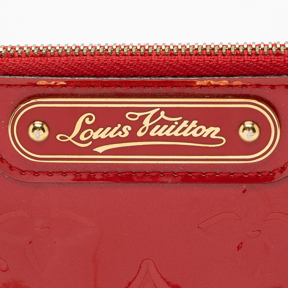 Louis Vuitton Monogram Vernis Key Pouch (SHF-19657)