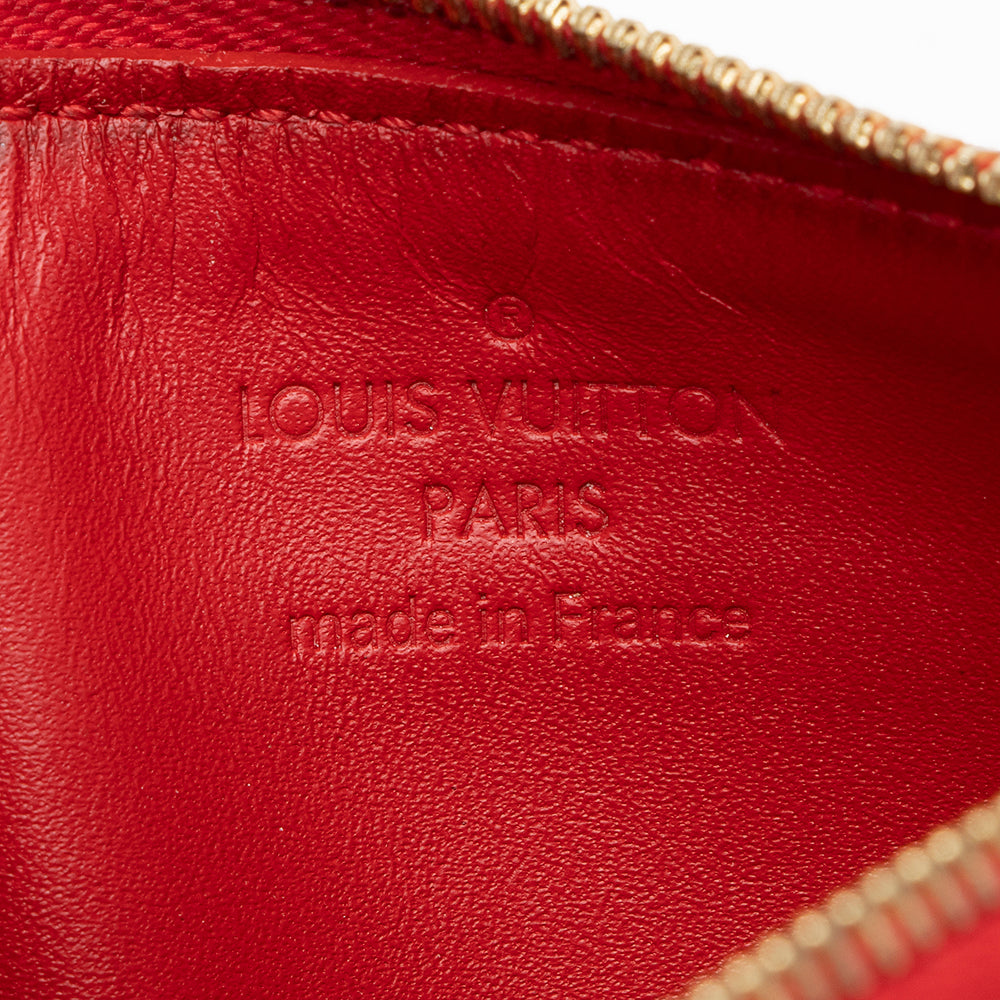 Louis Vuitton Monogram Vernis Key Pouch (SHF-19657)