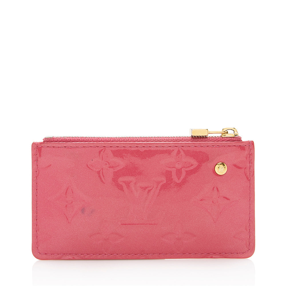 Louis Vuitton Monogram Vernis Key Pouch (SHF-20881)