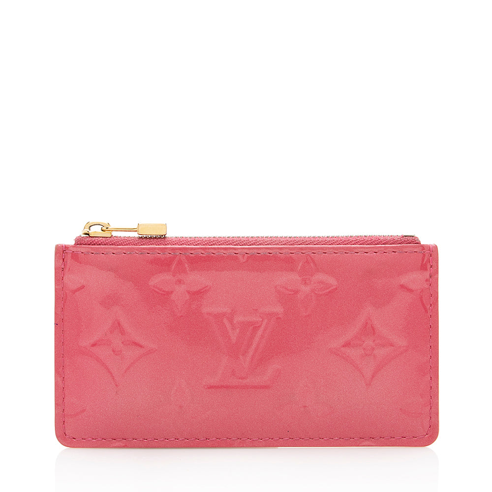 Louis Vuitton Monogram Vernis Key Pouch (SHF-20881)