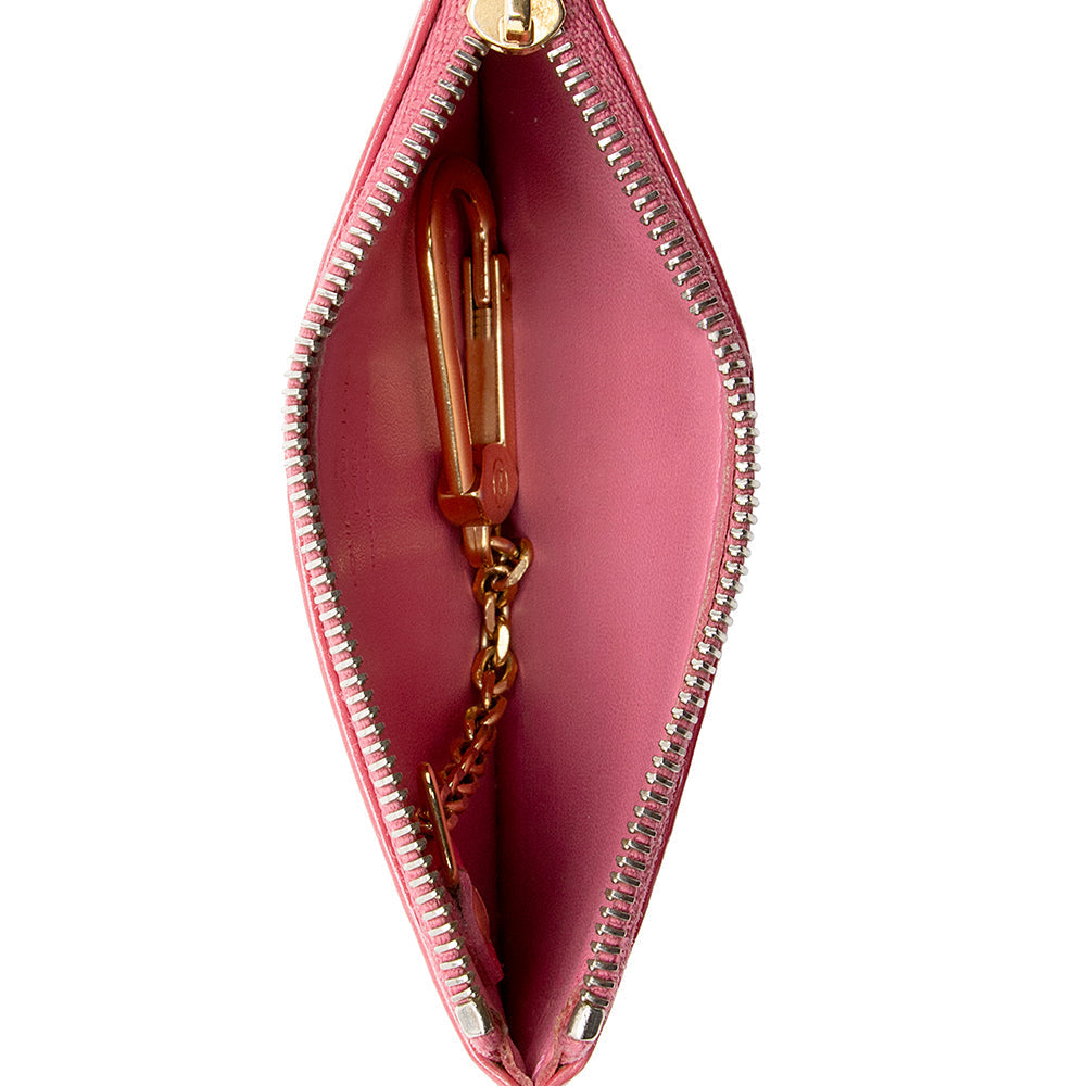 Louis Vuitton Monogram Vernis Key Pouch (SHF-20881)