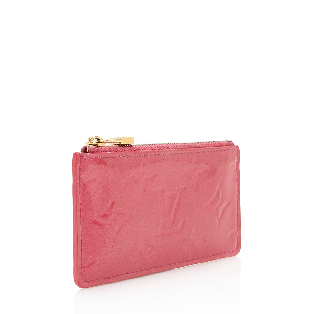 Louis Vuitton Monogram Vernis Key Pouch (SHF-20881)