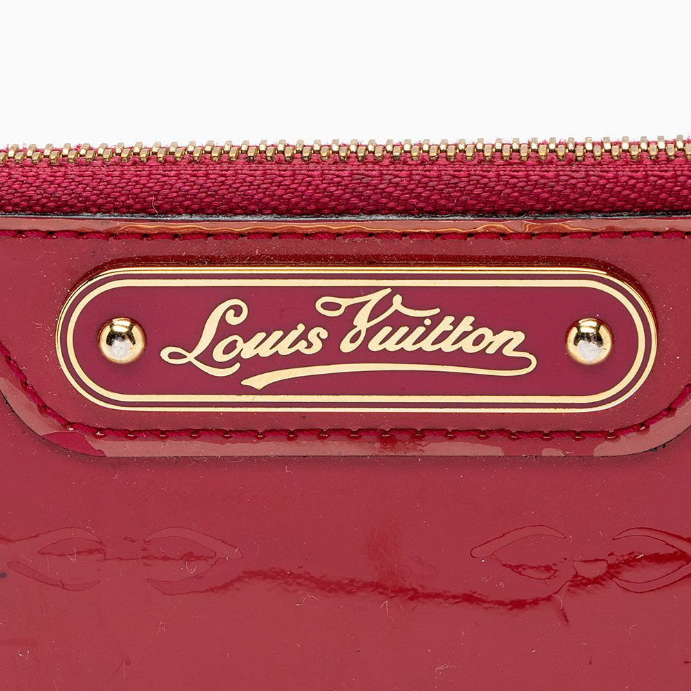 Louis Vuitton Monogram Vernis Key Pouch (SHF-21127)