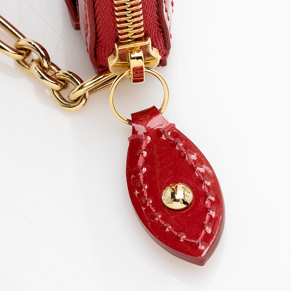 Louis Vuitton Monogram Vernis Key Pouch (SHF-22157)