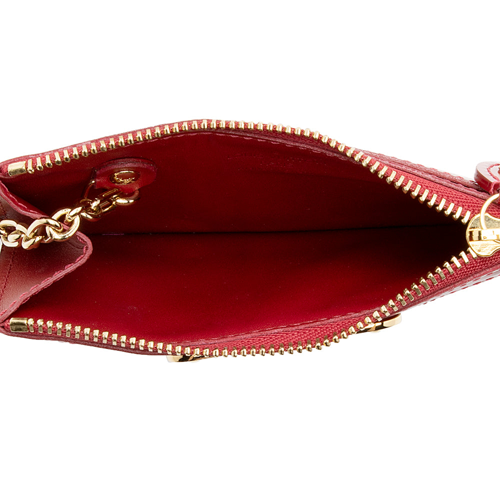 Louis Vuitton Monogram Vernis Key Pouch (SHF-22157)