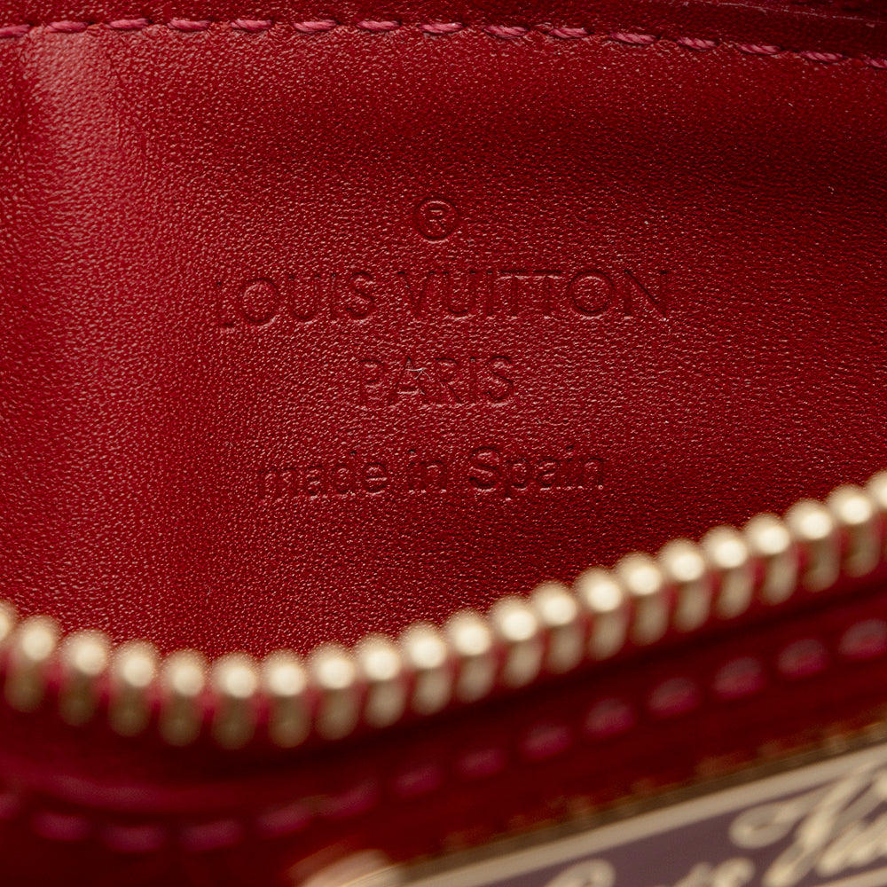 Louis Vuitton Monogram Vernis Key Pouch (SHF-22157)