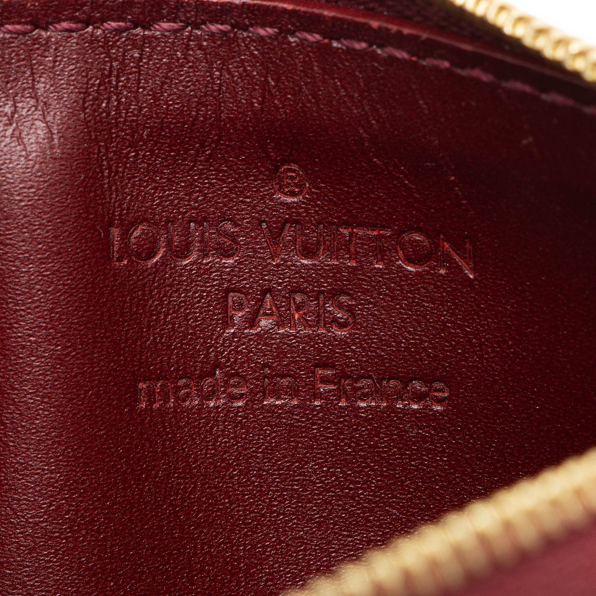 Louis Vuitton Monogram Vernis Key Pouch (SHF-bhqOVo)