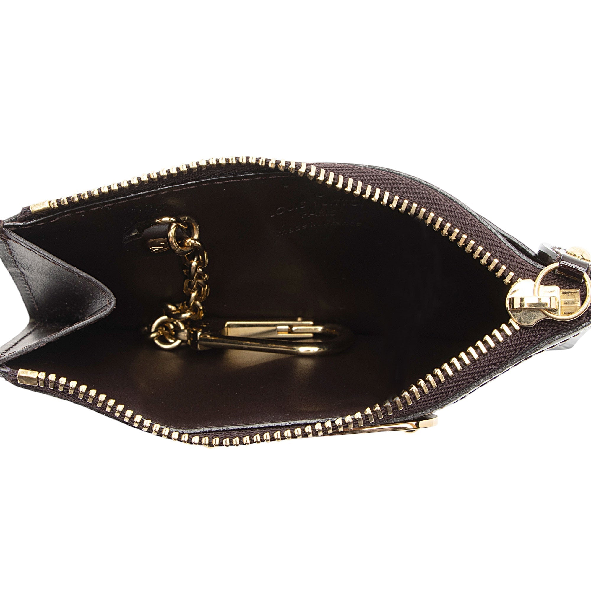 Louis Vuitton Monogram Vernis Key Pouch (SHF-UGUw5z)