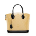 Louis Vuitton Monogram Vernis Lockit PM Satchel (SHF-21754)