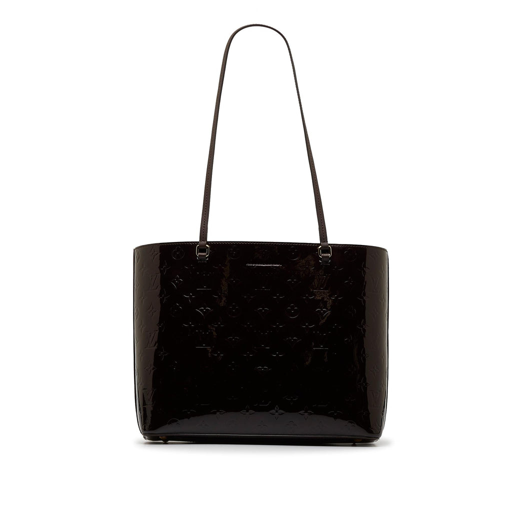 Louis Vuitton Monogram Vernis Long Beach MM (SHG-6biDTS)
