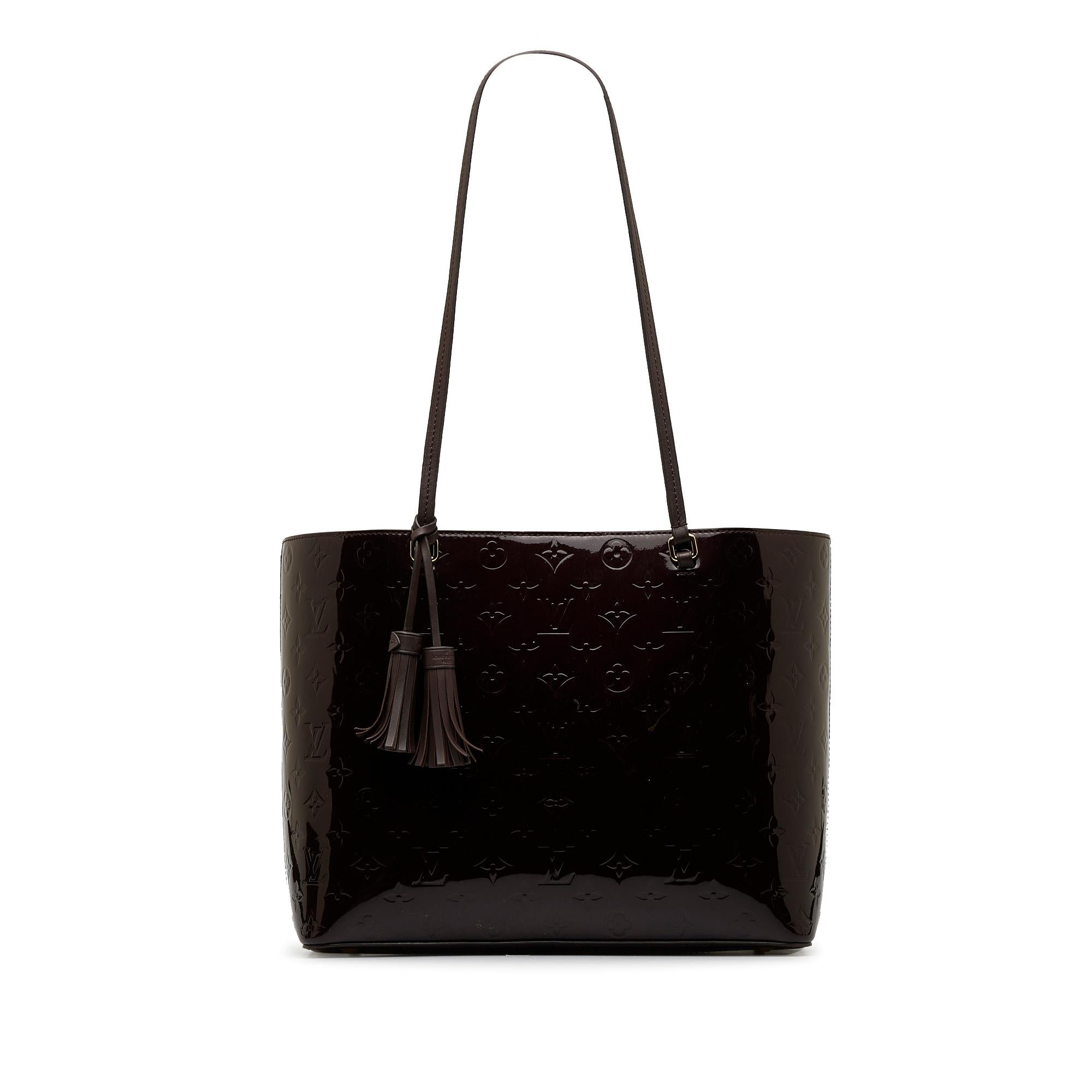 Louis Vuitton Monogram Vernis Long Beach MM (SHG-6biDTS)