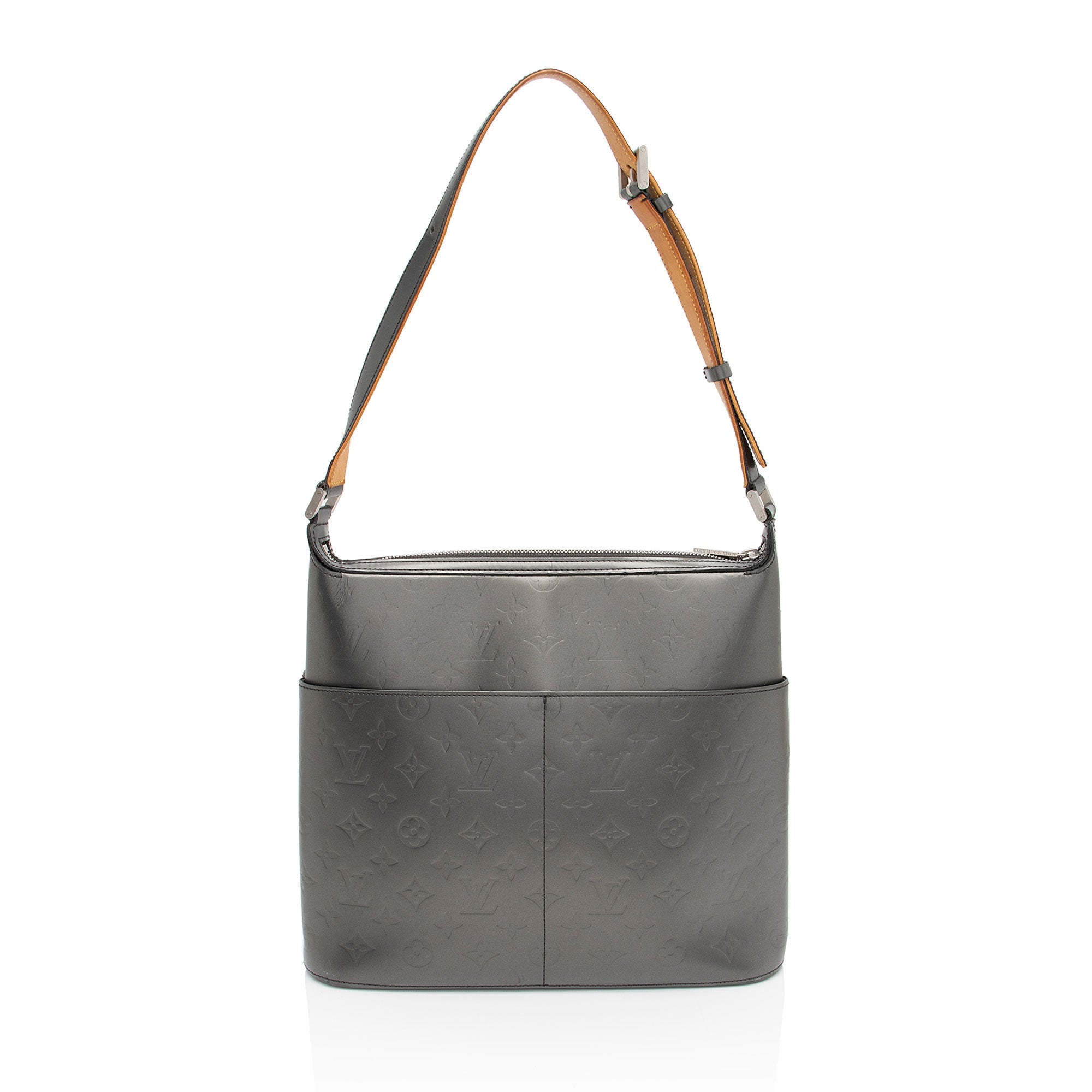 Louis Vuitton Monogram Vernis Mat Sutter Shoulder Bag (SHF-I1ZVht)